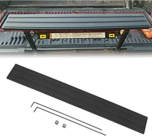 Vista 8 de SCITOO 9L3Z-9940602-BA Tapa de moldeo para portón trasero para Ford 2009-2014 para Ford F150 Escalón Flexible ABS Negro Mate Parte Superior Trasero