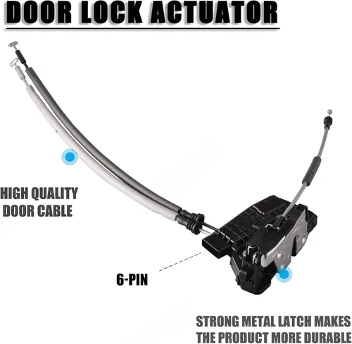 Vista 3 de Actuador de cerradura de puerta delantera izquierda compatible con Hyundai Elantra Sedan 2017-2020 Reemplazar la cerradura de la puerta del lado