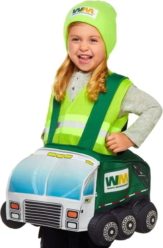 Vista 4 de Spirit Halloween Disfraz de manejo de residuos para niños pequeños