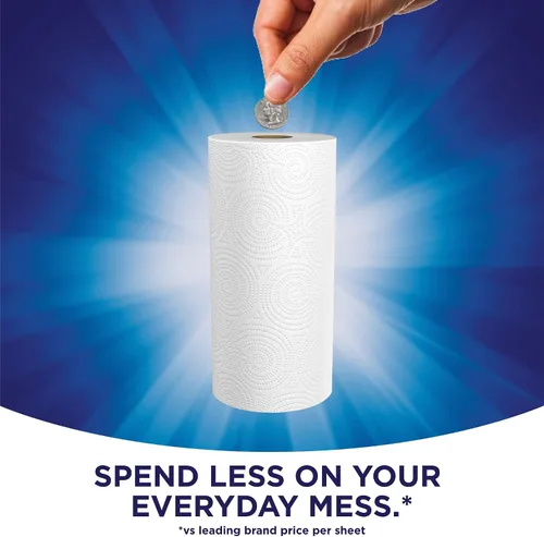 Vista 4 de Sparkle® Tear-A-Square® Toallas de papel, 24 rollos dobles = 48 rollos regulares