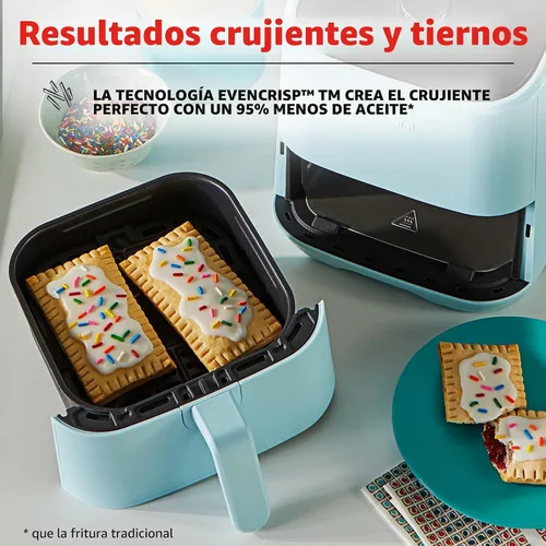 Vista 5 de Instant Pot Vortex 2 cuartos Mini Freidora de Aire, Pequeña Freidora de Aire que Cruje, Recalienta, Hornea, Asa para Comidas Rápidas y Fáciles