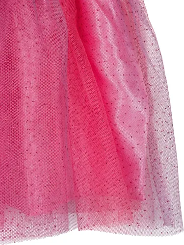 Vista 3 de Barbie Vestido de French Terry para niñas de bebé a niña grande Barbie Rosa degradado