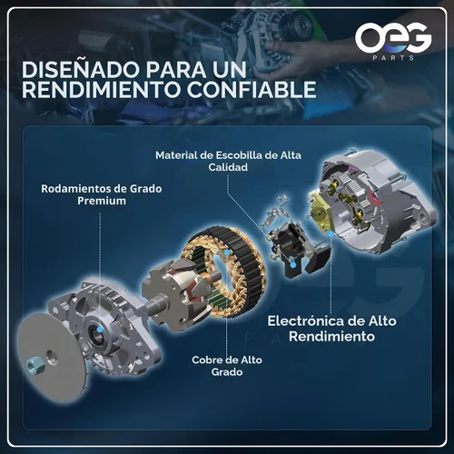 Vista 5 de Parts Player - Alternador nuevo para Ford Bronco Escort Ranger & Mazda 95 Amps