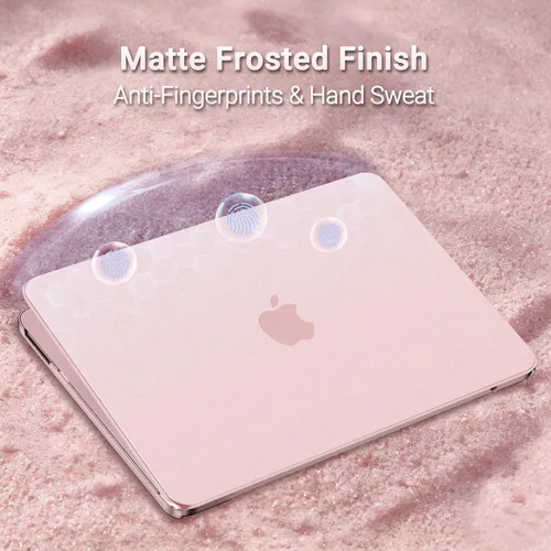 Vista 8 de MOSISO Compatible con MacBook Neo Case 13 pulgadas 2026 A3404 A18 Pro Chip Rubor transparente