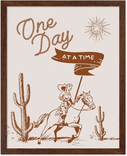 Vista 120 de Poster Master Póster de You've Yeed Your Last Haw - Impresión retro de vaquero marrón - Arte occidental - Arte moderno - Arte del salvaje oeste