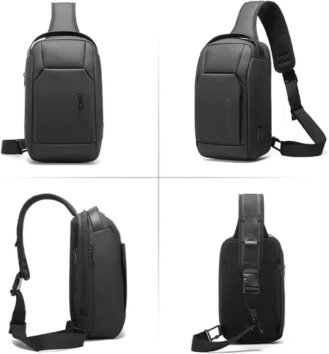Vista 6 de BANGE Bolso bandolera para hombre, bandolera para hombre
