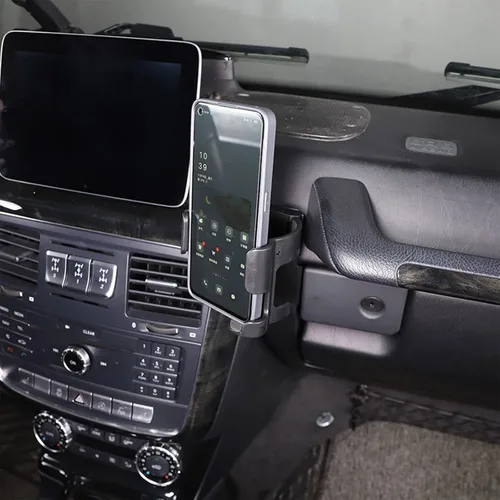 Vista 6 de Soporte multifuncional para teléfono compatible con Mercedes Benz Clase G W463 G500 G550 G55 G63 G63 G63 G55 G63 G550 G63 G550 G63 G63 G550 G63 G55