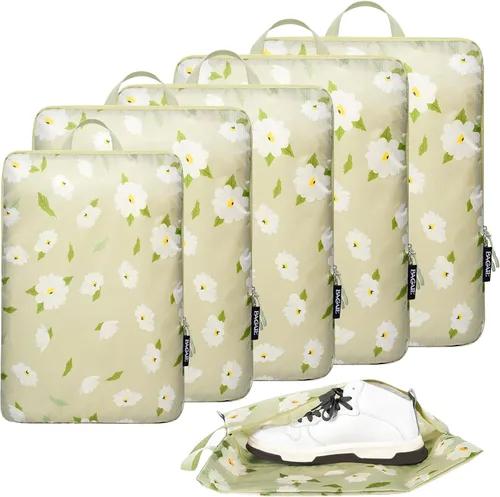 Vista 83 de BAGAIL 4 Set/6 Set Ultraligero Compresión Embalaje Cubos Organizador de Embalaje para Accesorios de Viaje Equipaje Maleta Mochila