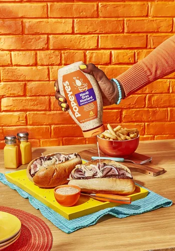 Vista 3 de Salsa para Sumergir de Mostaza Mardi Gras de Popeyes