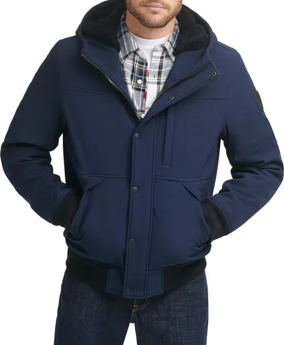 Vista 8 de Chaqueta para Hombre de Levi's, Bomber con Capucha y Forro de Sherpa Suave