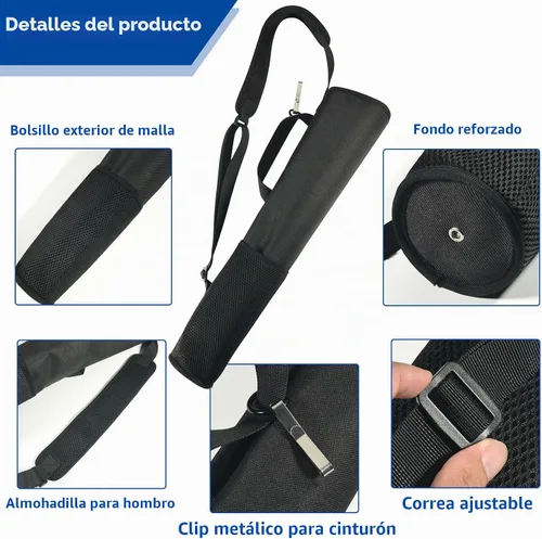 Vista 4 de Cosmos Arrow Carcaj de tiro con arco para espalda y cadera - Funda ajustable para flechas de arco recurvo compuesto arco flechas mochila accesorios