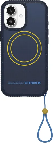 Vista 13 de OtterBox Sole Series - Carcasa para iPhone 16, color negro Funda protectora para iPhone con bordes de banda de rodadura, con bucle para el dedo