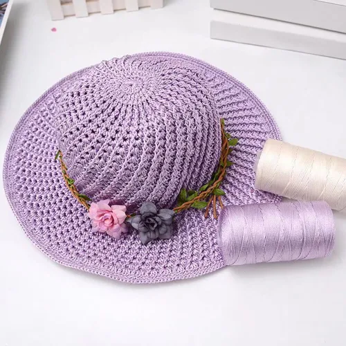 Vista 6 de 3 rollos de cuerda de macramé de 0.059 pulgadas, 3.53 oz/madeja de un solo hilo de cáñamo de color hielo, hilo de macramé para tejer, ganchillo