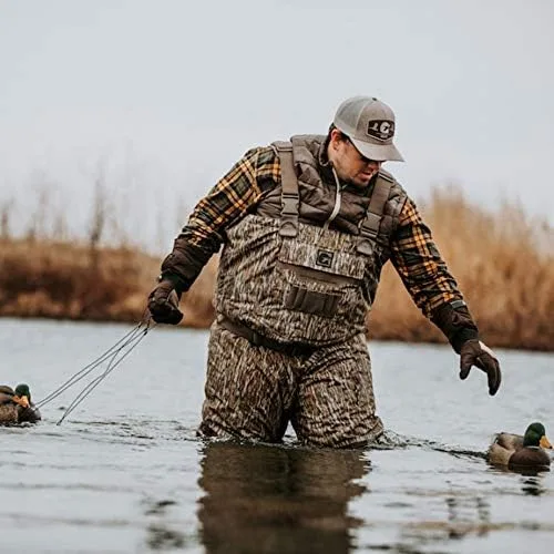 Vista 4 de Gator Waders Realtree Max 5 - Vadeadores de caza transpirables aislados para hombre