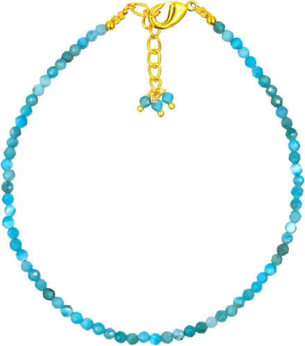 Vista 22 de TGH Pulsera de cuentas naturales con piedras preciosas microfacetadas, joyería para ella, cristales curativos energéticos de piedra natal, cadena