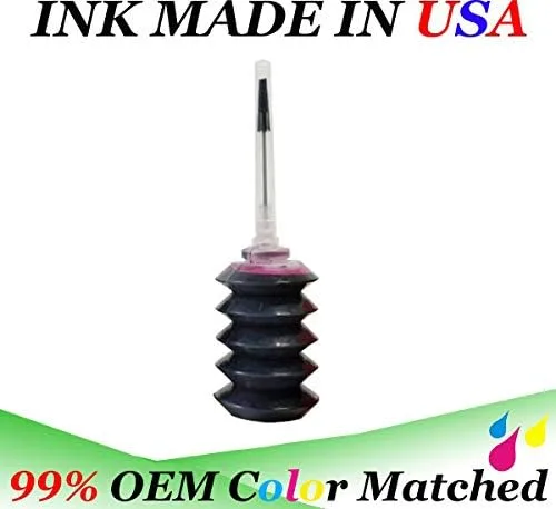 Vista 4 de Vivid Colors VC Combo Kit de recarga de tinta para cartucho de tinta H60/XL, H61/XL, H62/XL, HP63/XL, H64/XL, H65/XL, HP67XL Cartuchos de tinta 1 oz