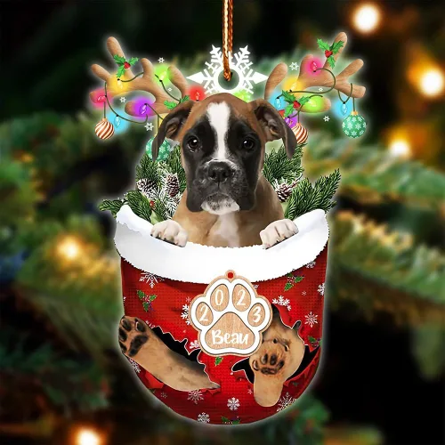 Vista 56 de NAZENTI Adorno Navideño de Bolsillo Personalizado de Affenpinscher en la Nieve, Adorno de Forma Acrílica de Perro, Adorno de Navidad 2023, Adorno