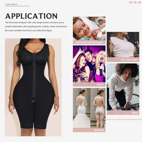 Vista 7 de FeelinGirl Faja moldeadora para mujer, control de abdomen, cuerpo completo, moldeador de glúteos, adelgazante de muslo, para mujer, vida diaria