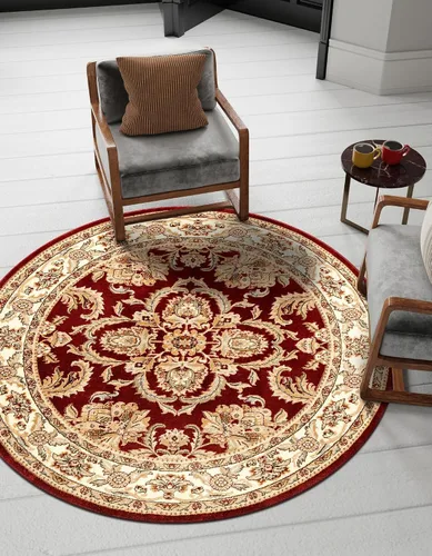 Vista 11 de Unique Loom Voyage Collection - Alfombra de área Reddington (2' x 3' 1" Rectángulo Rojo/Crema)