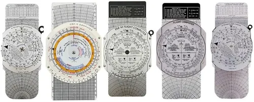 Vista 4 de Ordenador de vuelo manual E6B para entrenamiento piloto y para uso de planificación de aviación (E6B)