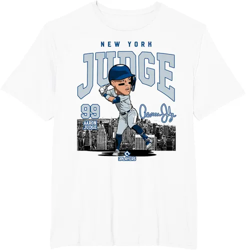 Vista 7 de Aaron Judge Jugadores de la MLB de béisbol de Nueva York Camiseta MLBJUD3005W