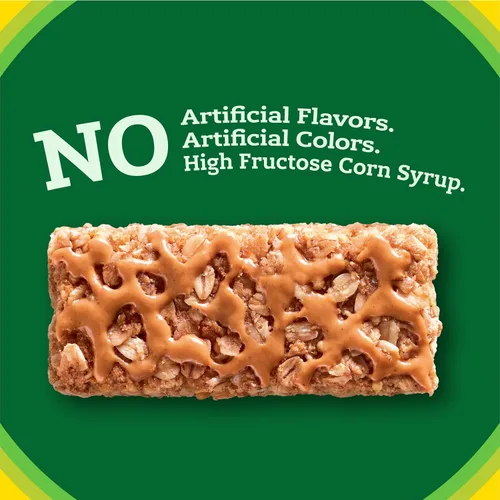 Vista 3 de Nature Valley - Barras de granola crujientes, mantequilla de maní, 12 unidades, 8.94 onzas (6 sobres)