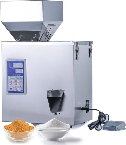 Vista 7 de Máquina de llenado de polvo, máquina de llenado de partículas, dispensador automático de partículas de polvo para purpurina de harina