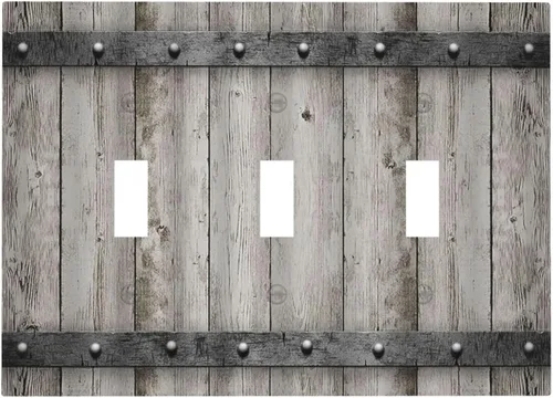 Vista 11 de Mid Century Morden Boho - Placa de pared para interruptor de luz dúplex de 1 banda, placa frontal decorativa eléctrica para receptáculo para baño