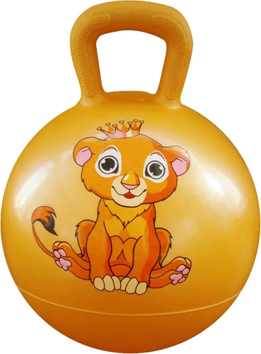 Vista 6 de AppleRound Hippity Hoppity Pelota de Salto con Bomba de Aire - 15 pulgadas / 38cm de Diámetro, para Niños de 3-6 Años, Pelota Saltarina de Canguro