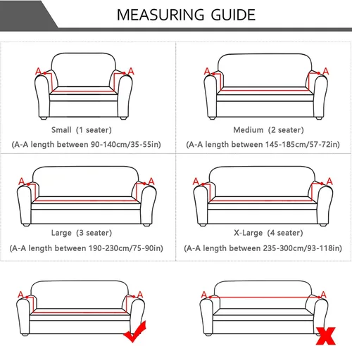 Vista 6 de MBROS Funda de sofá con falda, funda de sofá de alta elasticidad, protector de muebles para sala de estar, tela elástica de elastano, funda de sofá