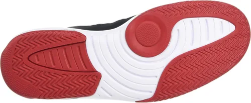 Vista 4 de Nike Tenis de baloncesto para hombre, negro, negro, negro, rojo gimnasio 023, 8.5, Negro Negro Black Gym Red 023, 8.5