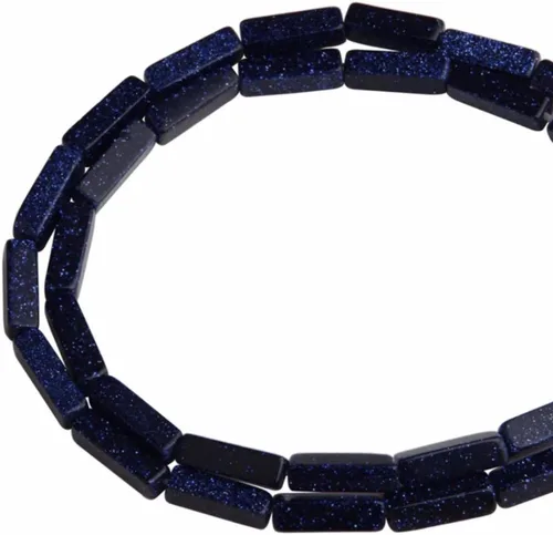 Vista 11 de Espaciador de tubo rectangular de amazonita de piedra natural de 0.157 x 0.512 in, cuentas sueltas para manualidades, pulseras, collares, joyería