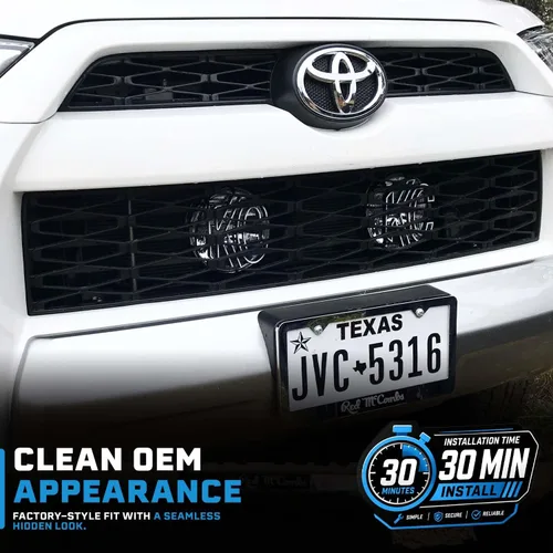 Vista 5 de Soporte LED para parachoques oculto Rago para Toyota 4Runner 2014-2024