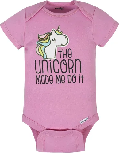 Vista 4 de Onesies Brand baby-girls 8-pack Short Sleeve Mix & Match Bodysuits