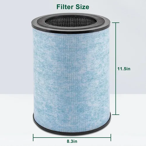 Vista 6 de Paquete de 2 para reemplazo instantáneo de filtro AP300, filtro de carbón verdadero y activado, compatible con AP300 instantáneo, comparado