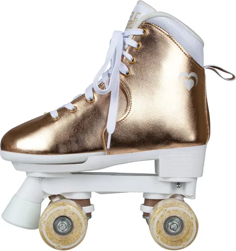 Vista 6 de Circle Society Adjustable Kids Roller Skates, Sizes 12-3 & 3-7 US, Indoor & Outdoor Roller Skates, Comfortable Lace-Up Design for Beginners, Fun