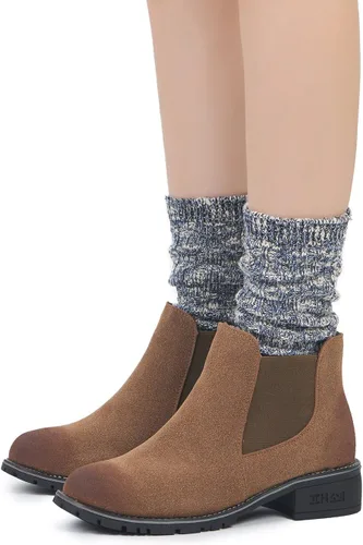 Vista 4 de Leotruny Calcetines de algodón de punto vintage para mujer