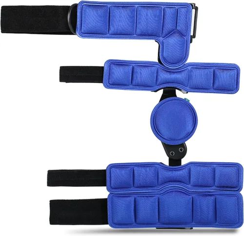 Vista 8 de Soles Soporte de codo con bisagras, recuperación de lesiones postoperatorias, ortesis ROM rango de movimiento ajustable, talla única, unisex