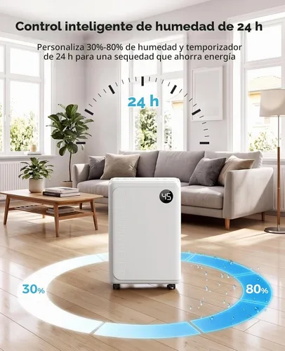 Vista 7 de 32 Pint Dehumidifier for Basement and Home, 2600 Sq Ft with Drain Hose