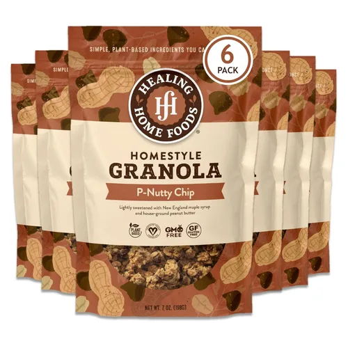 Vista 11 de Granola de trozos de mantequilla de almendras con azúcar reducida