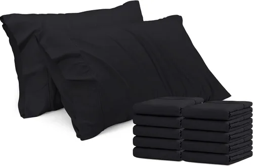 Vista 57 de Utopia Bedding - Juego de 2 fundas de almohada tamaño estándar, con cierre de sobre, tela de microfibra cepillada suave, resistentes al encogimiento