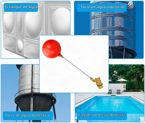 Vista 4 de Válvula de flotador de 1/2 pulgada para el tanque de agua