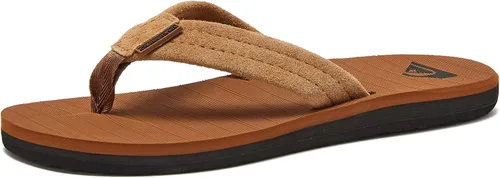 Vista 11 de Quiksilver Carver - Sandalias de gamuza para niños, niños pequeños o grandes Marrón