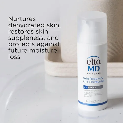 Vista 5 de EltaMD Hidratante facial ligero para piel seca, alivio del enrojecimiento, hidratante facial, hidrata y calma la piel sensible, fórmula no grasa, pH