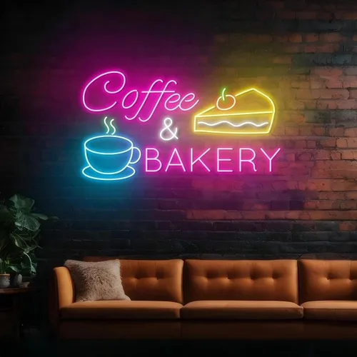 Vista 24 de Letrero de Neón de Té de Burbujas, Luz LED de Neón de Té Boba y Leche para Bebidas, Café, Barra de Tienda, Decoración de Pared, Arte Personalizado