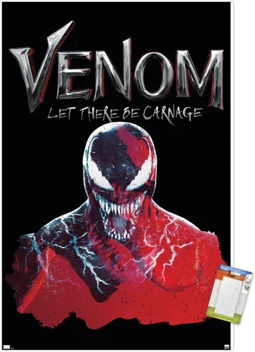 Vista 11 de Trends International Marvel Venom: Let There be Carnage - Póster de pared negro y rojo