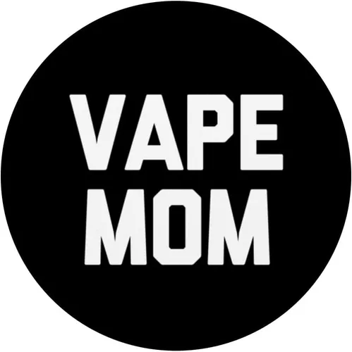 Vista 3 de Vape Mom - Camiseta divertida frase sarcástica novedosa humor vapeo PopSockets intercambiables PopGrip