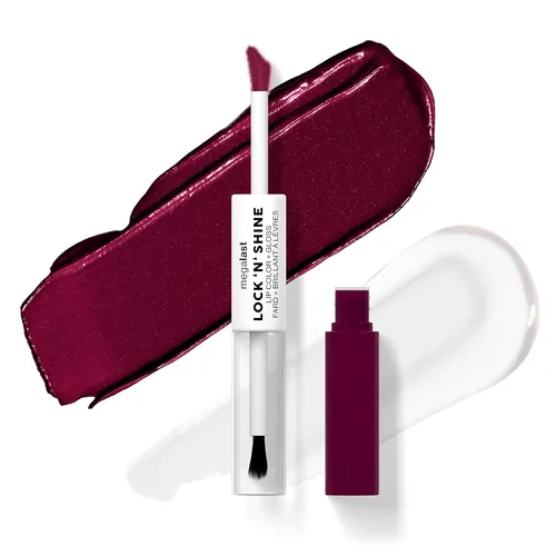 Vista 9 de wet n wild Megalast Lock 'N' Shine Lip Color + Gloss Lipstick Affogato Dreams