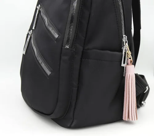 Vista 3 de ZOONAI Llavero con borla de cuero para mujeres y niñas, colgante de bolso para coche, cartera, monedero, colgante de decoración