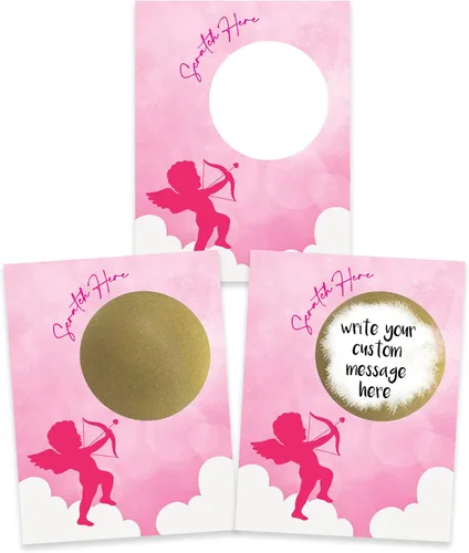 Vista 24 de My Scratch Offs 20 Boletos Dorados para el Día de San Patricio Haz tus propias Tarjetas de Rascar DIY con Adhesivos de Rascar para Boletos de Rifa